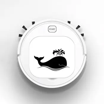 Smart Robot Vacuum Cleaner Rechargeable USB Auto Sweeping Mop Clean Robot Sweeping Cleaner cartoon Whale