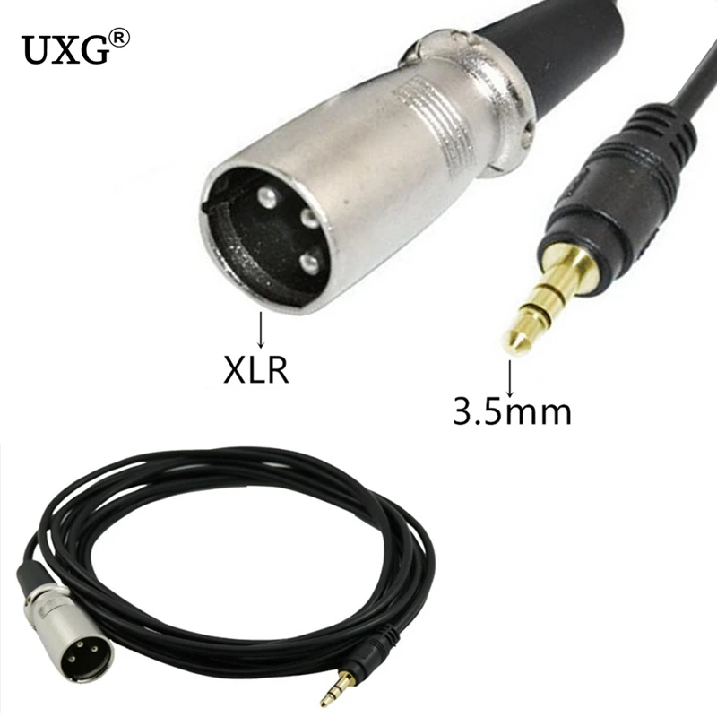 3.5mm Jake Stereo Male Plug Connector Cable to Microphone XLR Audio 3Pin Jack Speaker XLR male for HDTV DVD 15cm/1.5m/3m
3.5mm Jake Stereo Male Plug Connector Cable to Microphone XLR Audio 3Pin Jack Speaker XLR male for HDTV DVD 15cm/1.5m/3m