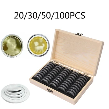 Wooden Coins Storage Box Pine Wood Coin Holder Storage Box for Collectible Commemorative Coin Moisture-proof Coins Organizer
Wooden Coins Storage Box Pine Wood Coin Holder Storage Box for Collectible Commemorative Coin Moisture-proof Coins Organizer