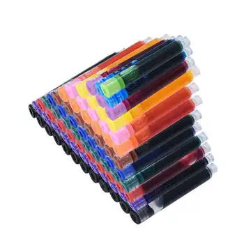 12PCS/Set Colourful Ink Sac Fountain Pen Ink Cartridges Refills Ink 3.4mm Blue Black Refills Drawing School Office Supplies 
12PCS/Set Colourful Ink Sac Fountain Pen Ink Cartridges Refills Ink 3.4mm Blue Black Refills Drawing School Office Supplies