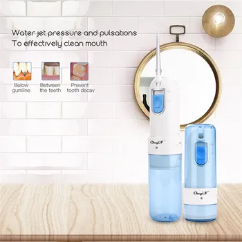 CkeyiN 150mL Oral Irrigator Dental Portable Water Flosser USB Rechargeable Water Jet Flosser Irrigator Teeth Cleaning Oral Care
CkeyiN 150mL Oral Irrigator Dental Portable Water Flosser USB Rechargeable Water Jet Flosser Irrigator Teeth Cleaning Oral Care