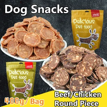 Pet Food Dog Snacks Freeze Dried Fresh Chicken Beef Round Piece Delicious Molar Dogs Training Rewards Pet Supplies 400g 
Pet Food Dog Snacks Freeze Dried Fresh Chicken Beef Round Piece Delicious Molar Dogs Training Rewards Pet Supplies 400g