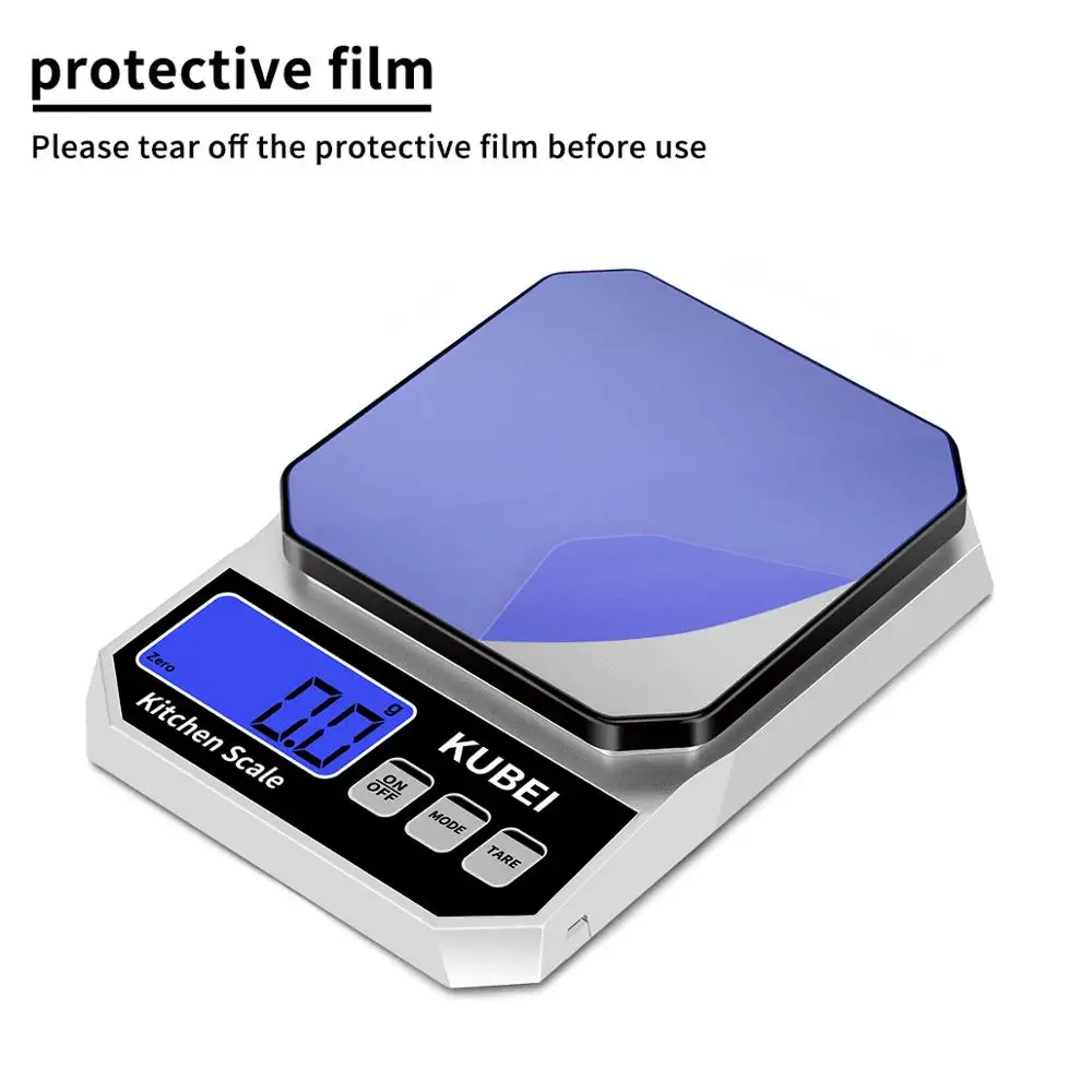 KUBEI 5kgx0.1g 10kg x1g Multifunction Stainless Steel Weighing Food Grams Scale Digital Kitchen Scale For Baking and Cooking
KUBEI 5kgx0.1g 10kg x1g Multifunction Stainless Steel Weighing Food Grams Scale Digital Kitchen Scale For Baking and Cooking