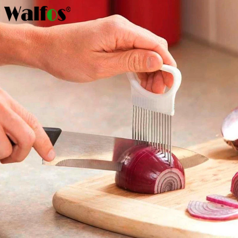 1 pcs Easy Cut Onion Holder Fork Stainless Steel +Plastic Vegetable Slicer Tomato Cutter Metal Meat Needle Gadgets Meat Frok
1 pcs Easy Cut Onion Holder Fork Stainless Steel +Plastic Vegetable Slicer Tomato Cutter Metal Meat Needle Gadgets Meat Frok