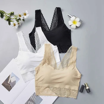 2019 Women Sexy Lace Strapless Push Up Padded Bra Sexy Seamless Lingerie Wrapped Breathable Chest BrasBlack 
2019 Women Sexy Lace Strapless Push Up Padded Bra Sexy Seamless Lingerie Wrapped Breathable Chest BrasBlack