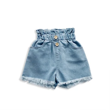 2020 Infant Summer Girls Kids Shorts Jeans Blue Solid High Waist Button Causal Trousers Shorts
2020 Infant Summer Girls Kids Shorts Jeans Blue Solid High Waist Button Causal Trousers Shorts