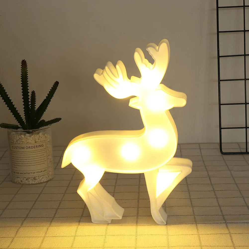 3D LED Christmas Night Light Home Desktop Lighting Ornament Bedside Lamp Party Decoration Reindeer Shape For Kids Office
3D LED Christmas Night Light Home Desktop Lighting Ornament Bedside Lamp Party Decoration Reindeer Shape For Kids Office