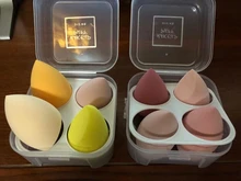 Almohadillas De maquillaje para mujer, Accesorios De belleza femeninos, 4 unidades