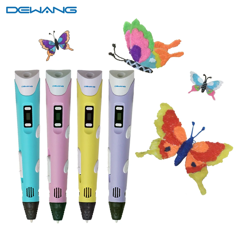 DEWANG Factory Magic 3D Pen LED Screen +200M 20 Color Linear PLA/ABS Filament EU/AU/US/UA Plug 3D Printers Pen
DEWANG Factory Magic 3D Pen LED Screen +200M 20 Color Linear PLA/ABS Filament EU/AU/US/UA Plug 3D Printers Pen