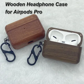 JINSERTA for AirPods Pro Hard Case Protective Solid wood Cover Case Shockproof Case with Anti-lost Buckle for Aipods pro 2020
JINSERTA for AirPods Pro Hard Case Protective Solid wood Cover Case Shockproof Case with Anti-lost Buckle for Aipods pro 2020