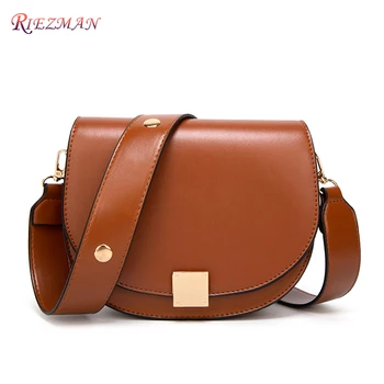 RIEZMAN Vintage Crossbody Bags For Women 2020 Female Small Saddle Bag Leather Shoulder Bag Luxury Women Bag Designer sac a main
RIEZMAN Vintage Crossbody Bags For Women 2020 Female Small Saddle Bag Leather Shoulder Bag Luxury Women Bag Designer sac a main