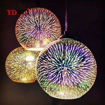 LED Pendant Lights Mirror Glass Ball Firework Lampshade Pendant Lamp for Loft Restaurant Bar Dining Room
LED Pendant Lights Mirror Glass Ball Firework Lampshade Pendant Lamp for Loft Restaurant Bar Dining Room