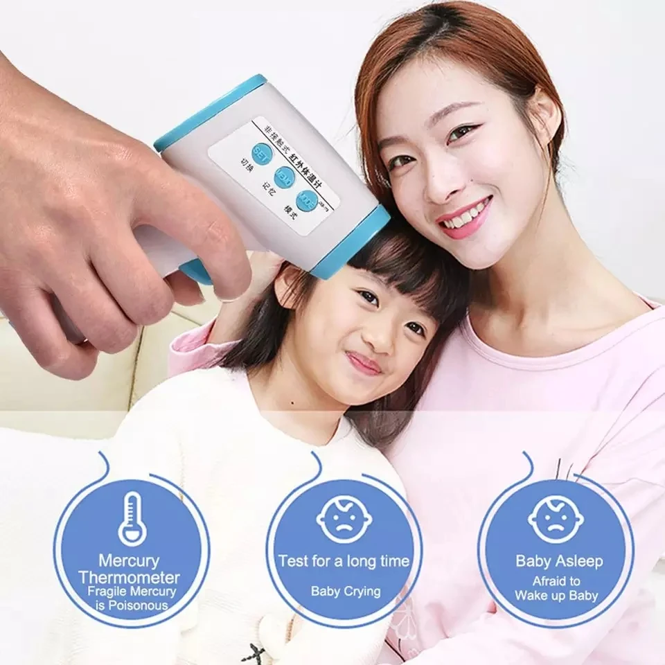 ABAY Infrared Forehead Thermometer best baby thermometer LCD Digital Termometro Non-contact Body Temperature Measure Device
ABAY Infrared Forehead Thermometer best baby thermometer LCD Digital Termometro Non-contact Body Temperature Measure Device