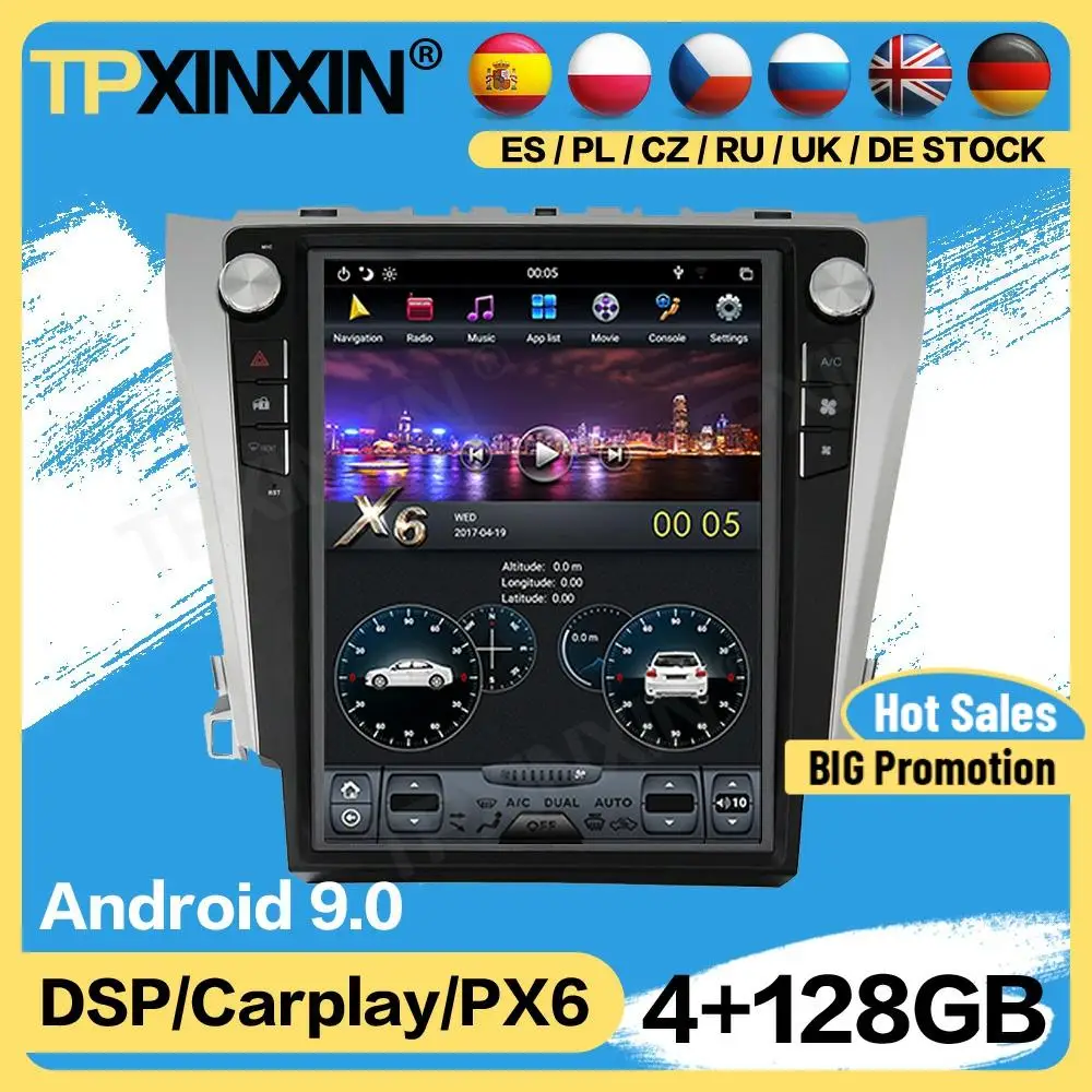 Carplay Tesla 128G радио 2 Din стерео приемник Android для Toyota Camry 2012 2013 2014 2015 2016 GPS плеер автомобильное аудио головное устройство
Carplay Tesla 128G радио 2 Din стерео приемник Android для Toyota Camry 2012 2013 2014 2015 2016 GPS плеер автомобильное аудио головное устройство