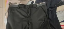 Pantalones largos de negocios para hombre, prenda de vestir elástica de corte recto, sin planchar, de primera calidad, a la moda, Formal