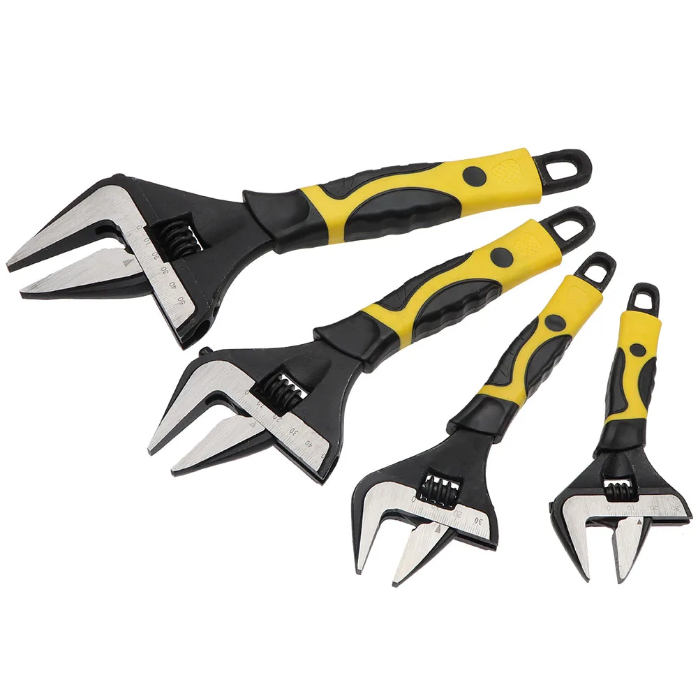 1pc Flexible Bathroom Wrench Multifunction Soft Grip Hand Tool Adjustable Spanner Wide Jaw Home Pipe Repair Key Nut Plumbing
1pc Flexible Bathroom Wrench Multifunction Soft Grip Hand Tool Adjustable Spanner Wide Jaw Home Pipe Repair Key Nut Plumbing