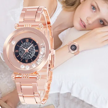 WJ-8598 New Crystal Stainless Steel Female Watch Fashion Ladies Steel Band Gold Rhinestone Women Wrist Watch montre femme 
WJ-8598 New Crystal Stainless Steel Female Watch Fashion Ladies Steel Band Gold Rhinestone Women Wrist Watch montre femme