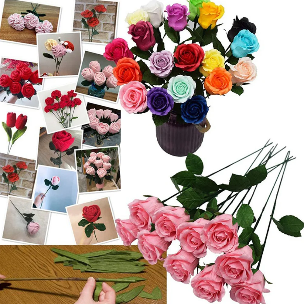 Floral Arrangement Tool Kit Artificial Green Flower Stem DIY Floral Material Handmade Wire Stem Accessoies For Party Home Decor
Floral Arrangement Tool Kit Artificial Green Flower Stem DIY Floral Material Handmade Wire Stem Accessoies For Party Home Decor