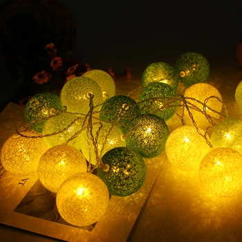 3M LED Cotton Ball Garland Lights String Christmas Xmas Outdoor Holiday Wedding Party Baby Bed Fairy Lights Decoration hot
3M LED Cotton Ball Garland Lights String Christmas Xmas Outdoor Holiday Wedding Party Baby Bed Fairy Lights Decoration hot