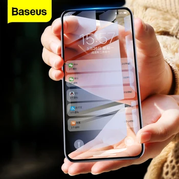 Baseus For iPhone X XS Screen Protector 0.2mm 9H Tempered Glass For iPhone X S Ultra Thin 6D Full Cover Front Protective Glass
Baseus For iPhone X XS Screen Protector 0.2mm 9H Tempered Glass For iPhone X S Ultra Thin 6D Full Cover Front Protective Glass