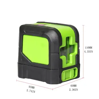 2 Line Infrad Level Self Leveling Green/Red Beam 110° Extend Angle Measurie Tool Y1AD
2 Line Infrad Level Self Leveling Green/Red Beam 110° Extend Angle Measurie Tool Y1AD