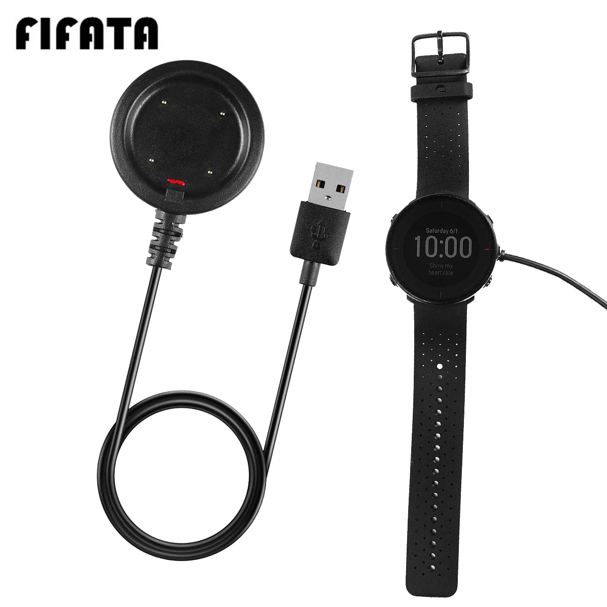 FIFATA For Polar Ignite/Vantage V/M Smart Watch USB Charging Dock Replacement Magnetic Base 100CM Fast Charging Split Charger
FIFATA For Polar Ignite/Vantage V/M Smart Watch USB Charging Dock Replacement Magnetic Base 100CM Fast Charging Split Charger