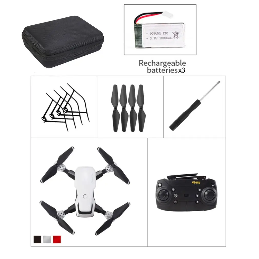 HJ28-1 Foldable RC Drone 4 Channels Wifi FPV Altitude Hold Gesture Photo/Video RC Quadcopter Drone With 3PCS Batteries
HJ28-1 Foldable RC Drone 4 Channels Wifi FPV Altitude Hold Gesture Photo/Video RC Quadcopter Drone With 3PCS Batteries