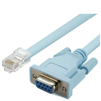 New 1.8m/3m DB9 Serial RS232 to RJ45 Ethernet LAN Cisco Console Router Switch LAN Line Cable
New 1.8m/3m DB9 Serial RS232 to RJ45 Ethernet LAN Cisco Console Router Switch LAN Line Cable