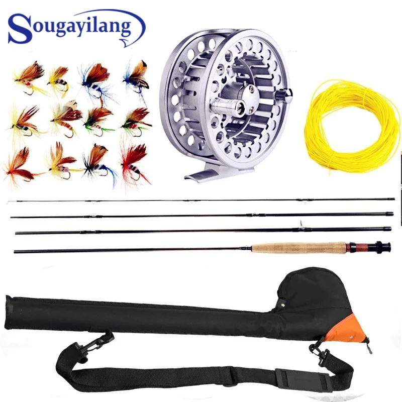 Sougayialng 8.86FT #5/6 Fly Fishing Rod Set 2.7M Fly Rod and Fly Reel Combo with Fishing Lure Line Box Set Fishing Rod Tackle
Sougayialng 8.86FT #5/6 Fly Fishing Rod Set 2.7M Fly Rod and Fly Reel Combo with Fishing Lure Line Box Set Fishing Rod Tackle