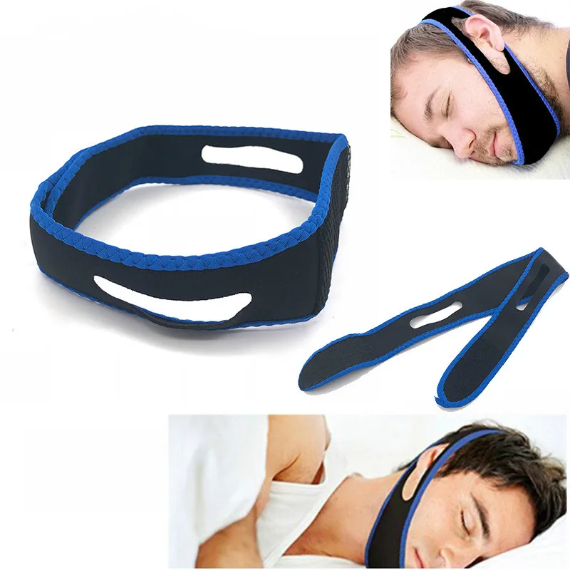 Фото Neoprene Anti Snore Stop Snoring Chin Strap Belt Better Breath Device Sleep Support Apnea Sleeping Care Tools | Красота и здоровье