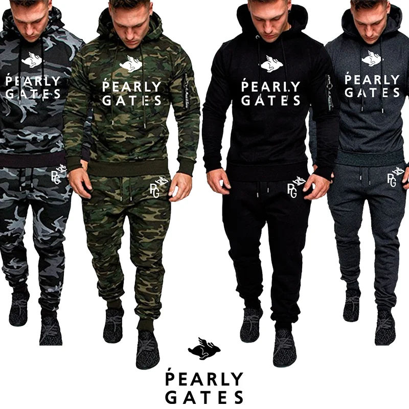 2020 Gentlemen's Fashion Camouflage Two-Piece Suit Spring And Autumn Men's Clothing Hooded Warm Sweater And Casual Pants Suit
2020 Gentlemen's Fashion Camouflage Two-Piece Suit Spring And Autumn Men's Clothing Hooded Warm Sweater And Casual Pants Suit