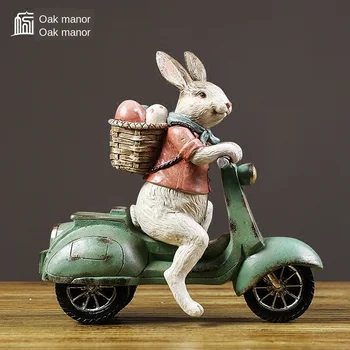 Environmentally friendly resin creative cute rabbit ornaments high precision grinding tools retro American home decoration acces
Environmentally friendly resin creative cute rabbit ornaments high precision grinding tools retro American home decoration acces
