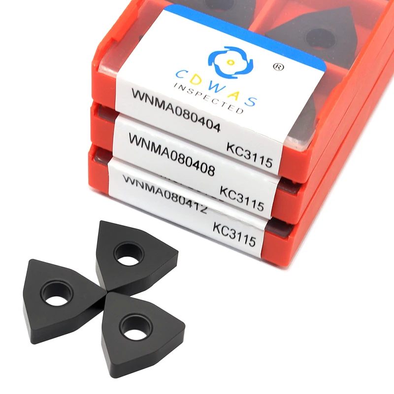 10PCS WNMA080404 WNMA080408 WNMA080412 KC3115 External Turning Tool Flat Carbide Inserts High Quality Lathe Tools For Cast Iron
10PCS WNMA080404 WNMA080408 WNMA080412 KC3115 External Turning Tool Flat Carbide Inserts High Quality Lathe Tools For Cast Iron