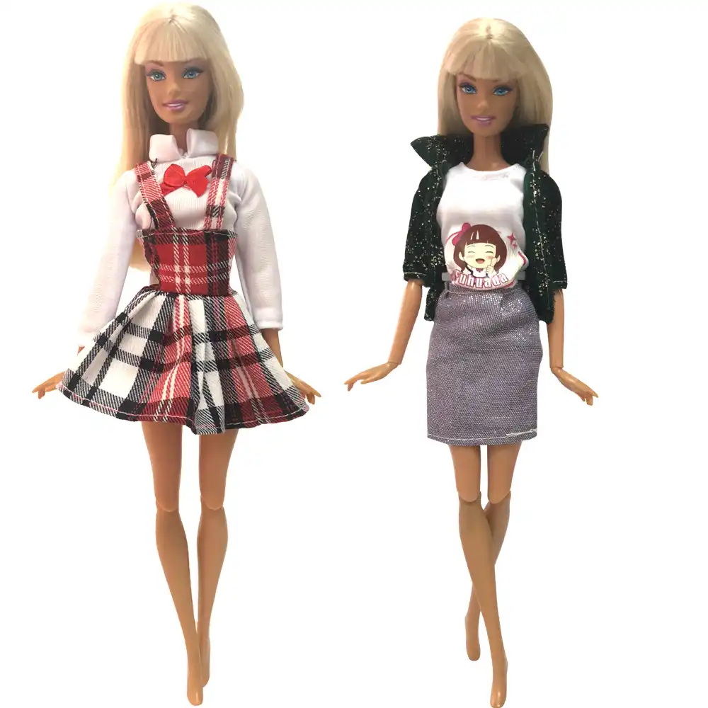 coat modern outfit daily wear hat for barbie doll accessories