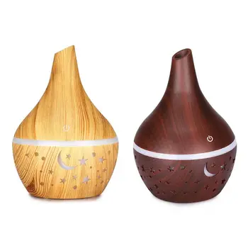 300ml Wood Grain Air Humidifier Starry Sky USB Aroma Diffuser with 7 Color Light K1AD
300ml Wood Grain Air Humidifier Starry Sky USB Aroma Diffuser with 7 Color Light K1AD