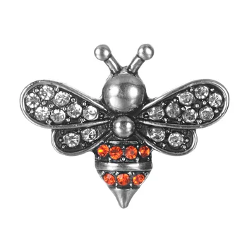 10pcs/lot New Ginger Snap Jewelry Small Bee Snap Buttons Interchangeable Jewelry Charms DIY Animal 18MM Snap Bracelet VN-2069*10 
10pcs/lot New Ginger Snap Jewelry Small Bee Snap Buttons Interchangeable Jewelry Charms DIY Animal 18MM Snap Bracelet VN-2069*10