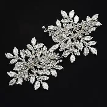 Elegant Leaf Hairbands Crystal Bridal Hair Accessories Wedding Headpiece Hair jewelry Bride Headband Rhinestone Hair Ornament
Elegant Leaf Hairbands Crystal Bridal Hair Accessories Wedding Headpiece Hair jewelry Bride Headband Rhinestone Hair Ornament