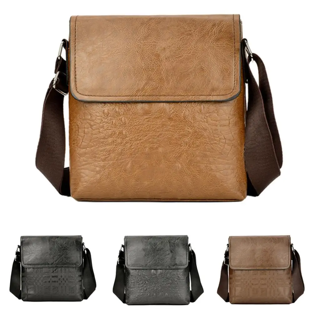 Men Bag High Quality Waterproof Handbag Solid Color Square Shape Flap Faux Leather Crossbody Shoulder Bag
Men Bag High Quality Waterproof Handbag Solid Color Square Shape Flap Faux Leather Crossbody Shoulder Bag