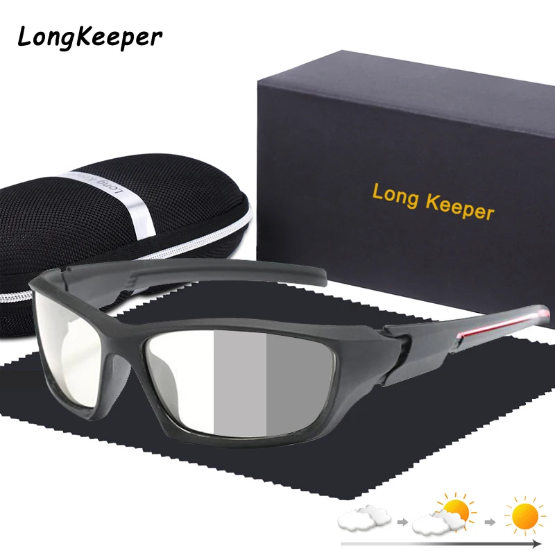 Men Photochromic Sunglasses Matte Black Sports Goggles Chameleon Eyewear Women Color Changing Polarized Driving 2020 Sun Glasses
Men Photochromic Sunglasses Matte Black Sports Goggles Chameleon Eyewear Women Color Changing Polarized Driving 2020 Sun Glasses