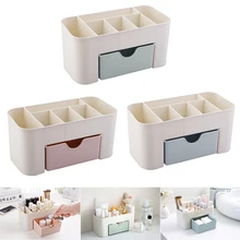 Hifuar plastique maquillage organisateur bijoux collier ongles boucle d'oreille cosmétiques stockage conteneur tiroir maison boîte de rangement de bureau femmes(China)