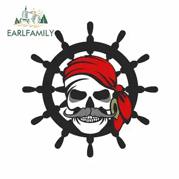 EARLFAMILY 13cm x 13cm For Pirate Skull Window Fine Decal Vinyl Material Car Stickers Car Accessories Sunscreen For JDM SUV RV
EARLFAMILY 13cm x 13cm For Pirate Skull Window Fine Decal Vinyl Material Car Stickers Car Accessories Sunscreen For JDM SUV RV