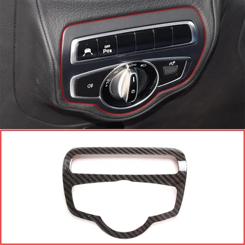 Car Headlight Switch Button Frame Decoration Cover Sticker Trim For Mercedes-Benz C G V Class GLC Real Carbon Fiber Decals
Car Headlight Switch Button Frame Decoration Cover Sticker Trim For Mercedes-Benz C G V Class GLC Real Carbon Fiber Decals