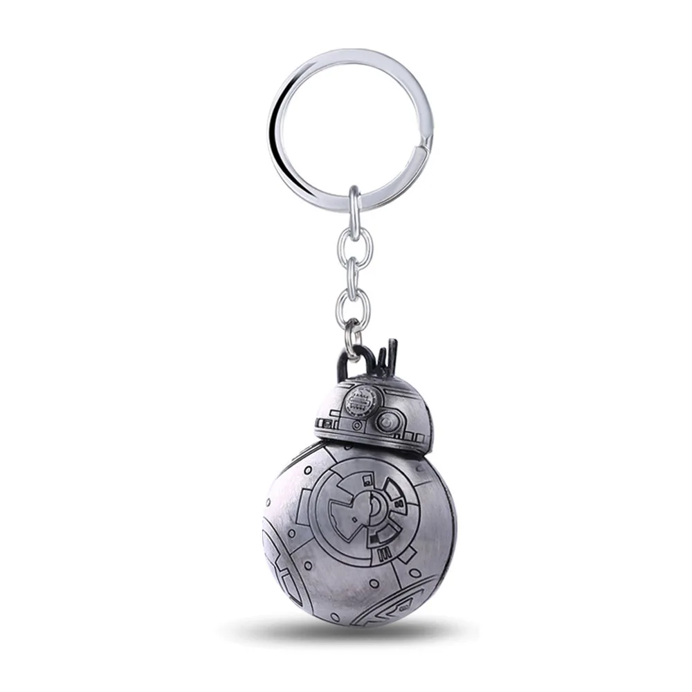 2 Colors Movie Star Wars Robot BB-8 BB8 Cosplay Keychains Spacecraft Metal Pendant Keyrings Star War Souvenir llaveros Gifts
2 Colors Movie Star Wars Robot BB-8 BB8 Cosplay Keychains Spacecraft Metal Pendant Keyrings Star War Souvenir llaveros Gifts