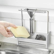 1PCS Kitchen Sponge Storage Rack Sink Cleaning Brush Soap Organizer Rack Drain Tray Rag Rack Hanging Drying Holder
1PCS Kitchen Sponge Storage Rack Sink Cleaning Brush Soap Organizer Rack Drain Tray Rag Rack Hanging Drying Holder