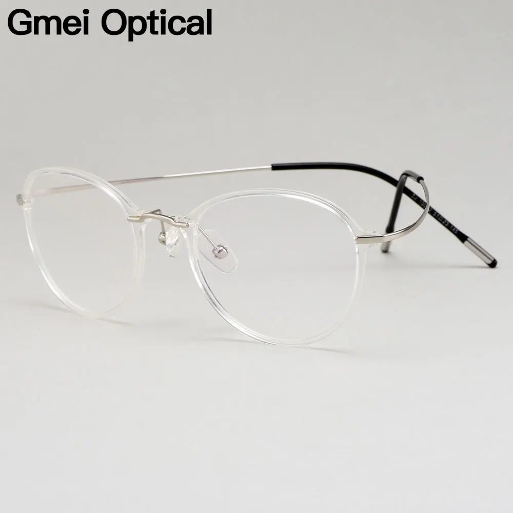 Gmei Optical Ultralight Beta Titanium Flexible Glasses Frame Women Round Prescription Eyeglasses Myopia Optical Frames M19002
Gmei Optical Ultralight Beta Titanium Flexible Glasses Frame Women Round Prescription Eyeglasses Myopia Optical Frames M19002