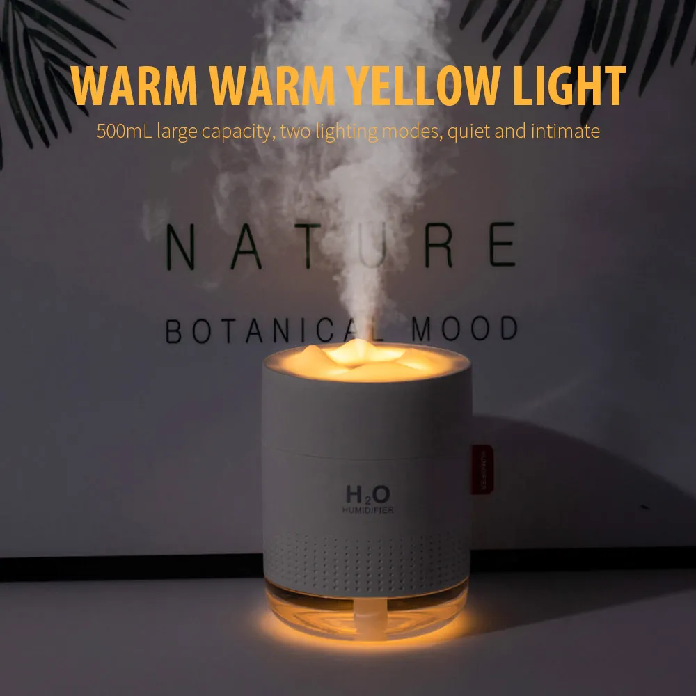 500ML USB Portable Air Humidifier with Night Light Cool Mist Maker Air Purifier Aromatherapy Diffuser Essential Desktop Purifier
500ML USB Portable Air Humidifier with Night Light Cool Mist Maker Air Purifier Aromatherapy Diffuser Essential Desktop Purifier