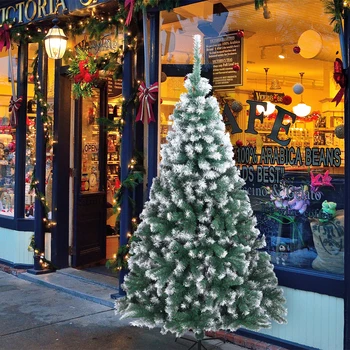 Christmas Tree 7FT Unlit Artificial Full high quality PVC material 870 Branches Christmas Pine Tree Holiday Home Decoration
Christmas Tree 7FT Unlit Artificial Full high quality PVC material 870 Branches Christmas Pine Tree Holiday Home Decoration