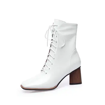Elegant Women Round Toe Ankle Boots Warm Genuine Leather Female Chelsea Short Boots Office Party Basic Shoes Woman
Elegant Women Round Toe Ankle Boots Warm Genuine Leather Female Chelsea Short Boots Office Party Basic Shoes Woman
