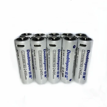 10pcs/lot New 1.5v 2400mWh AA rechargeable battery USB AA rechargeable lithium battery, fast charging via Micro USB cable
10pcs/lot New 1.5v 2400mWh AA rechargeable battery USB AA rechargeable lithium battery, fast charging via Micro USB cable