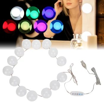 LED Cosmetic Mirror Light Bulb USB Charging Dressing Table Light DimmerSwitch Vanity Light Pocket Mirror For Dressing Table
LED Cosmetic Mirror Light Bulb USB Charging Dressing Table Light DimmerSwitch Vanity Light Pocket Mirror For Dressing Table